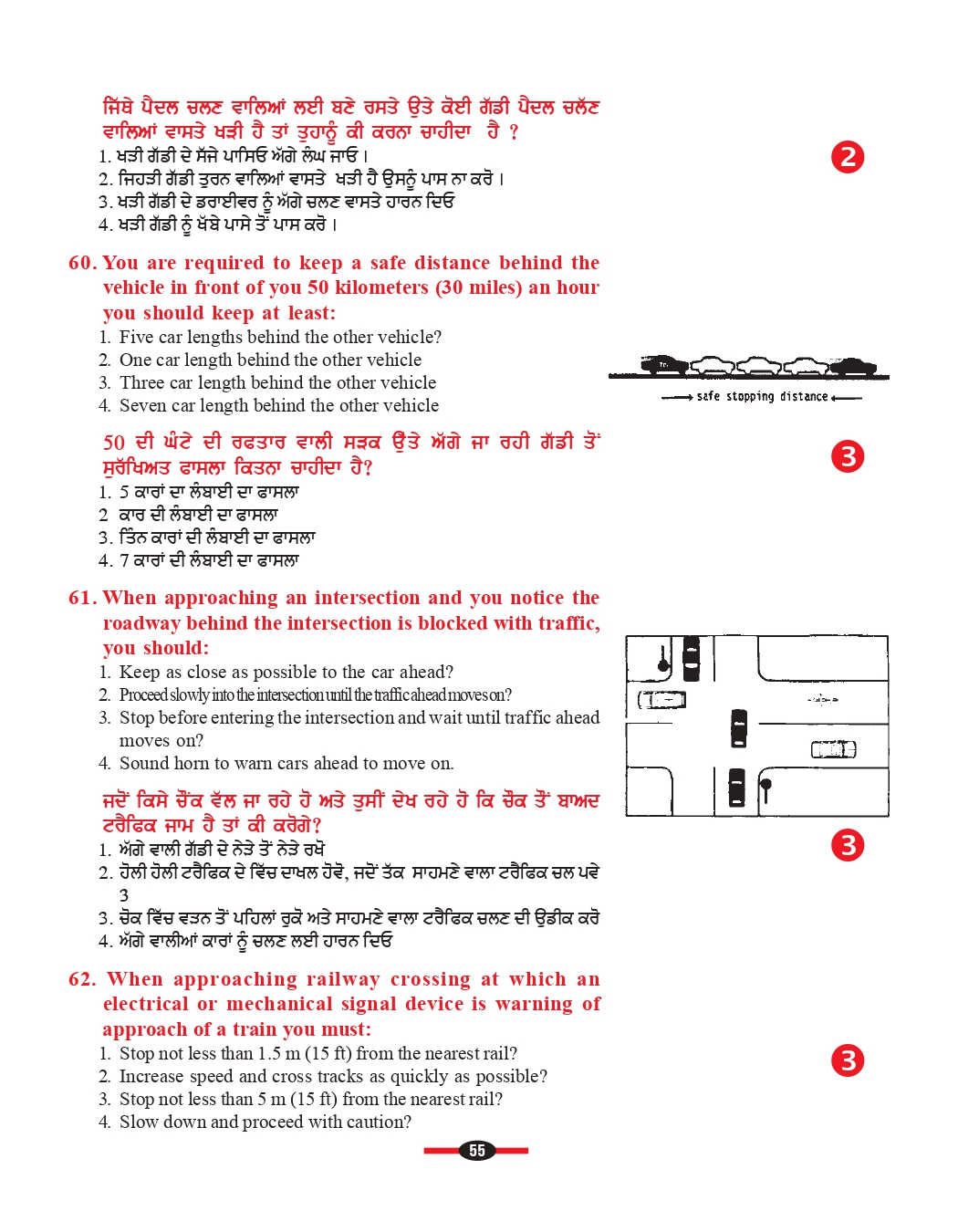 G1 sample questions